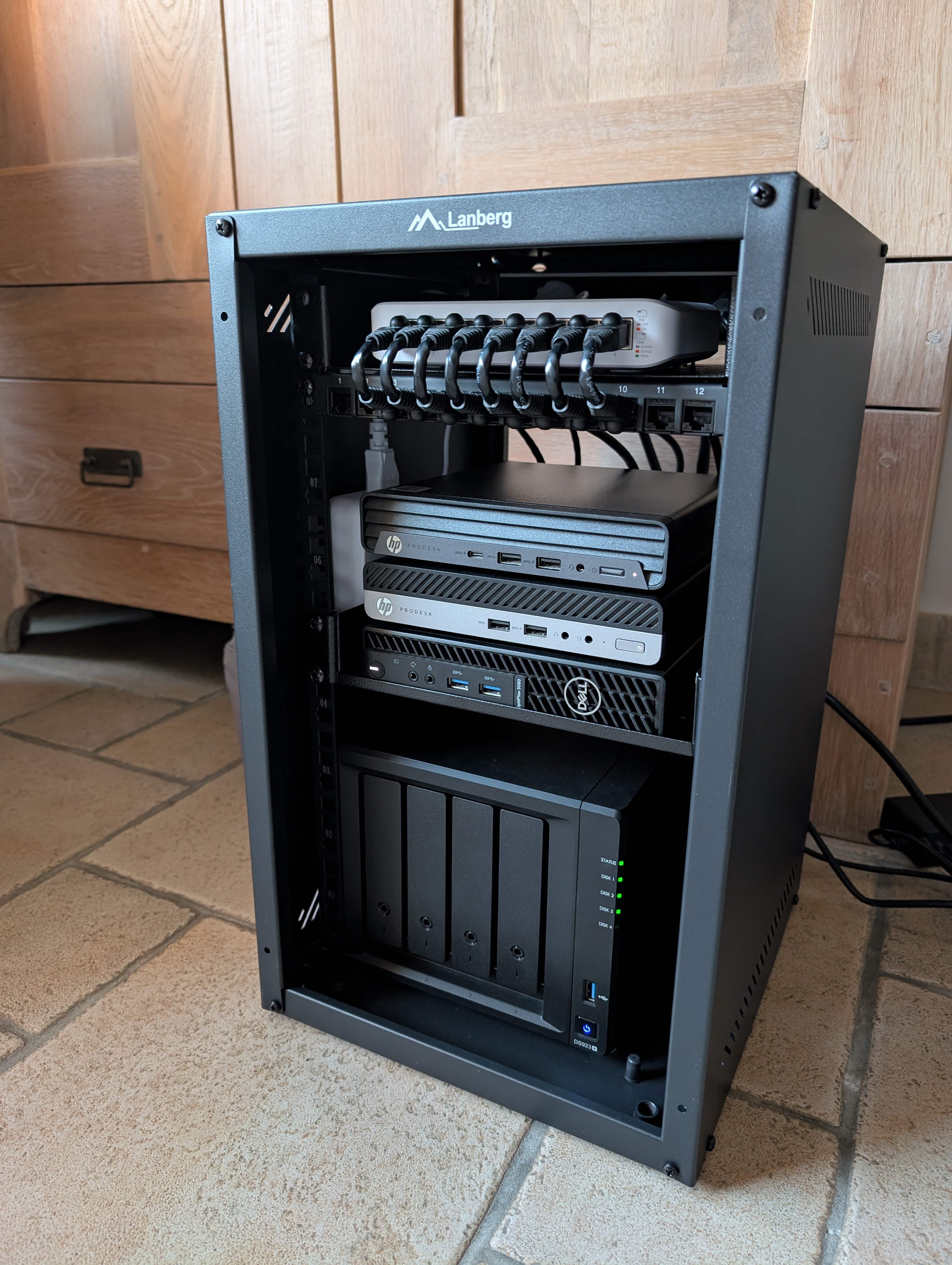 Homelab rack setup